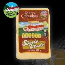 [1393] Queso chihuahua, sierra verde en barra, barra