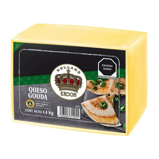 Queso gouda, kroon, barra