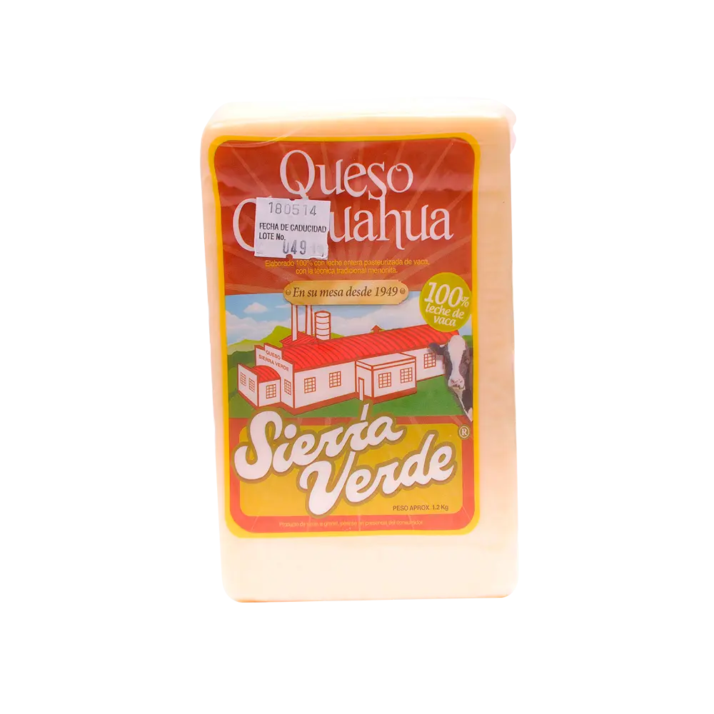 Queso sierra verde, kilo