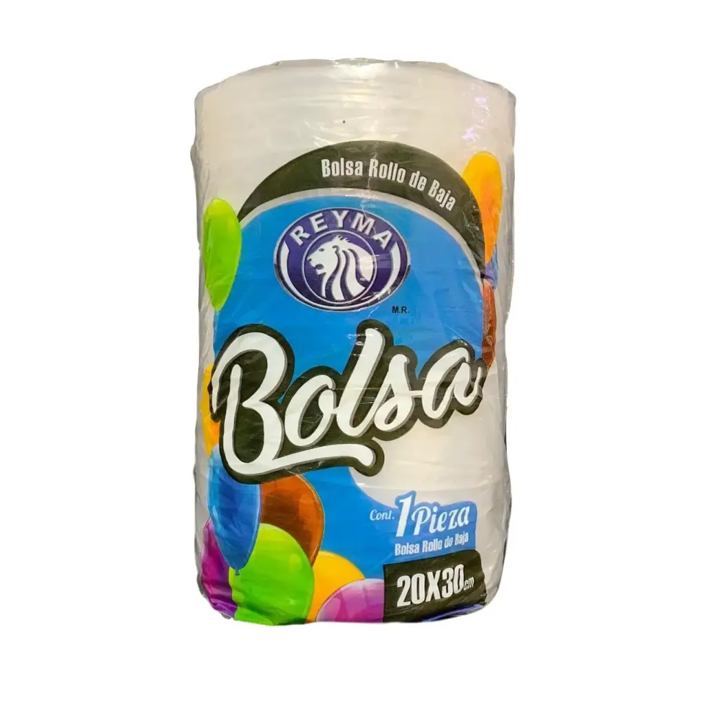 Bolsa natural de 1k, reyma, 20x30, bobina
