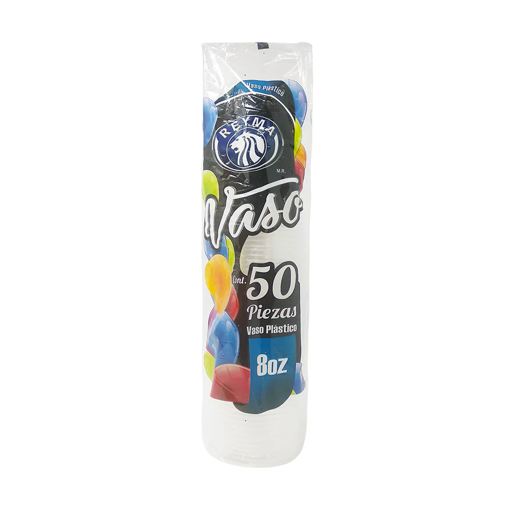 [1604A] Vaso 8 onzas, 50 piezas, paquete