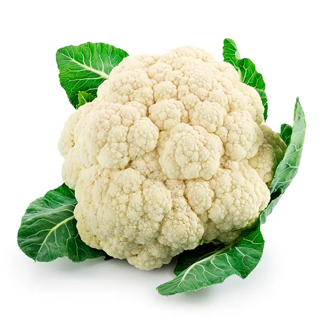 Coliflor blanca, pieza