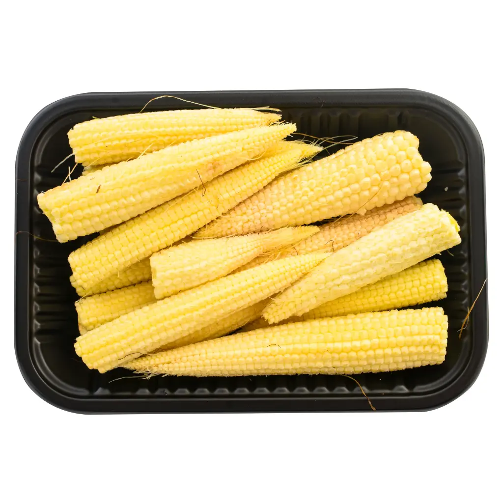 Elote baby, charola