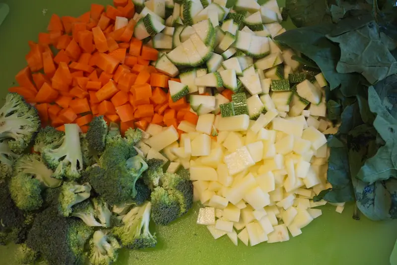 Ensalada de verdura natural, kilo