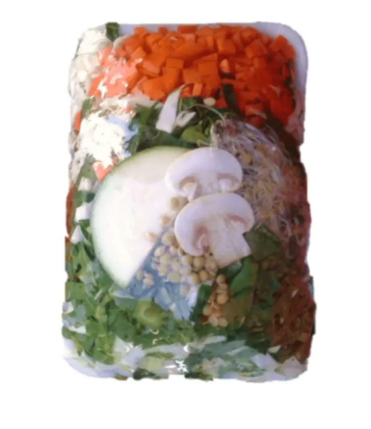 Verdura picada pequeña, charola