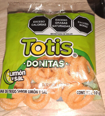 Botana de trigo, totis,  10 gramos