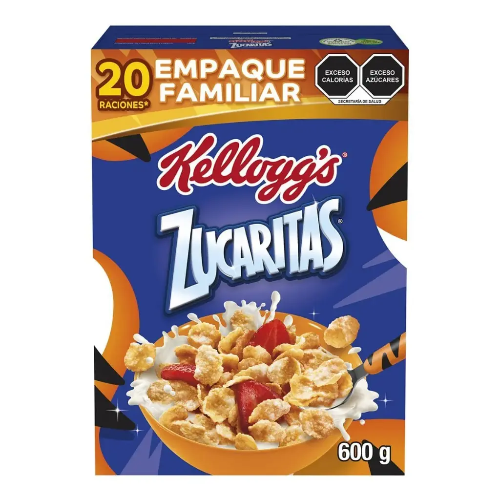 Cereal zucaritas 600 gr, Kellogg's, piezas