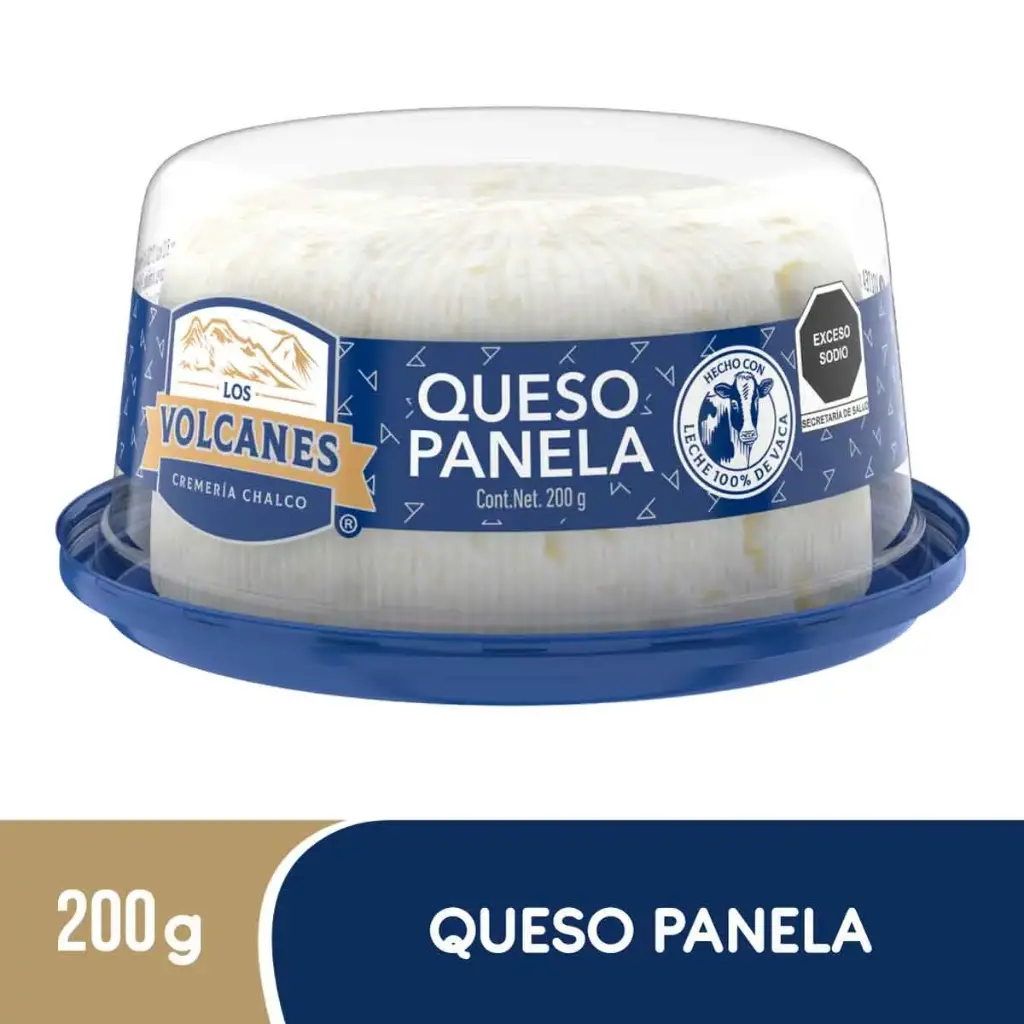 [1429C] Queso panela 200 g, los volcanes, pieza