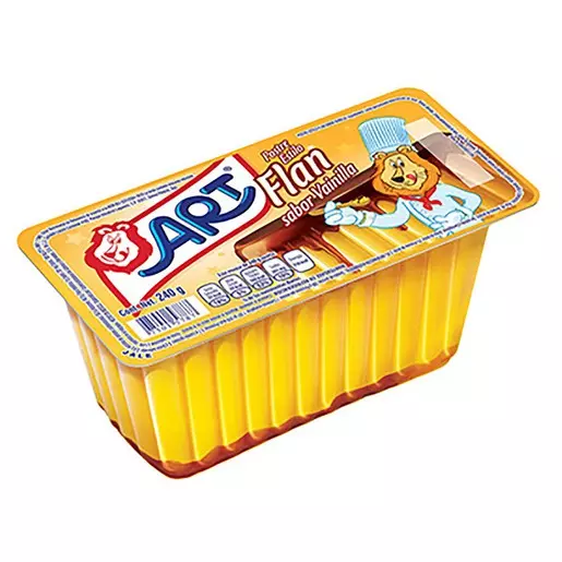 Flan de vainilla 240gr, art, pieza