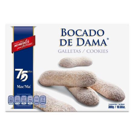 Galleta bocado de dama, macma, 300gr, pieza