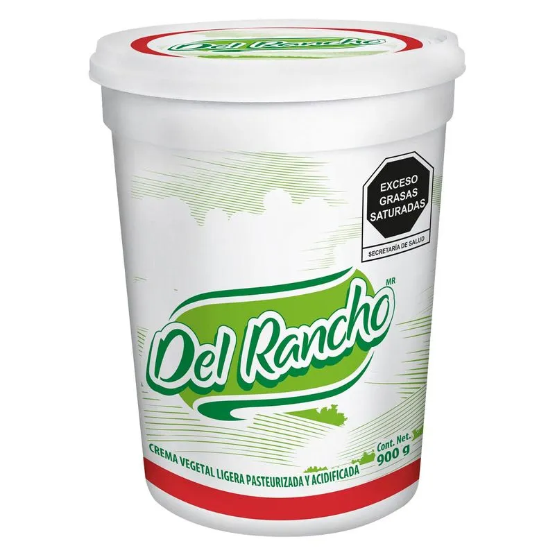 Crema 900 ml, del rancho, pieza