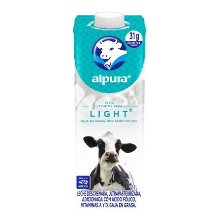 [663] leche light Alpura, litro