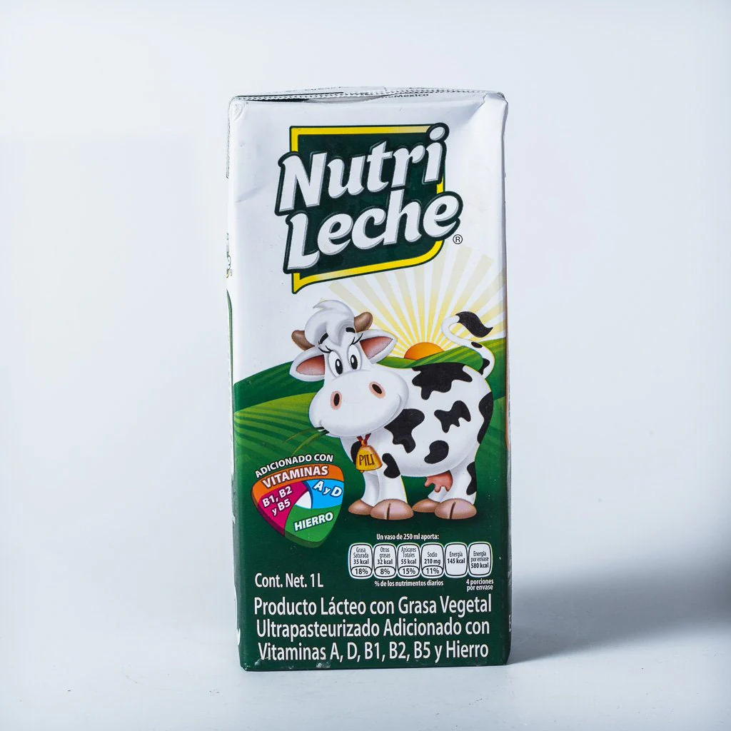 Leche de litro12 pz, nutrileche, caja