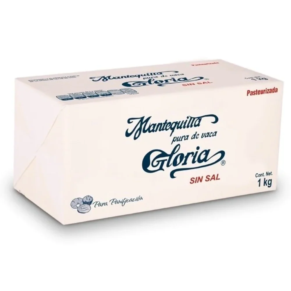 Mantequilla sin sal, gloria, kilo