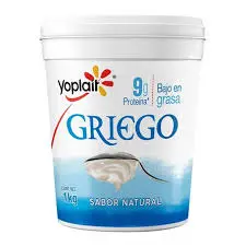 Yogurt griego natural, yoplait, litro
