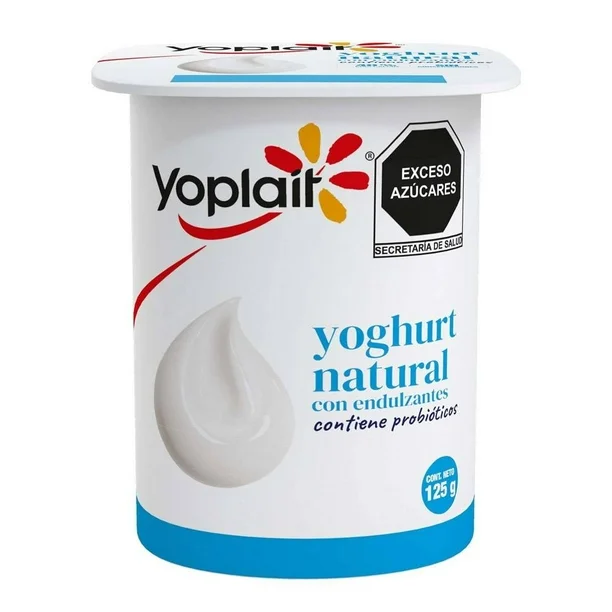 Yogurt natural 125 gr 20 pz o mas, yoplait, pz