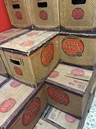 Cerveza caguama 1.2 l, carta blanca, carton