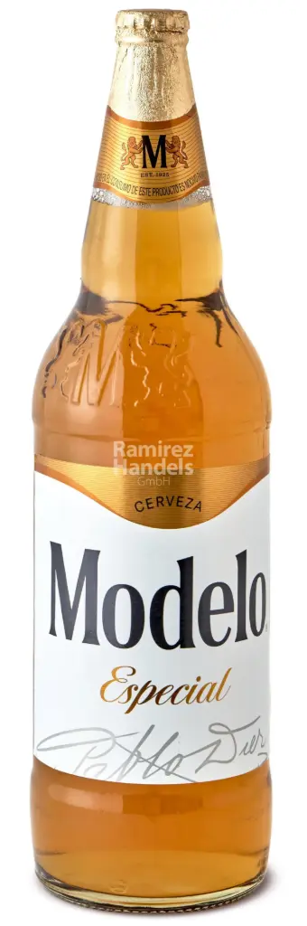 Cerveza caguama modelo especial, 12 piezas, caja 