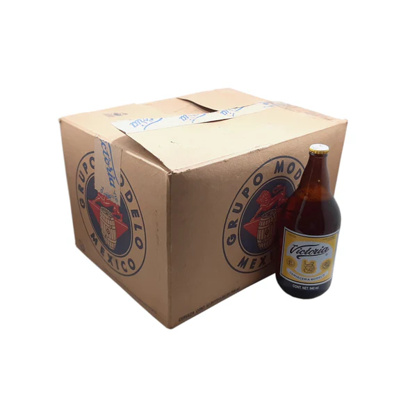 Cerveza familiar de 940 ml, victoria, carton