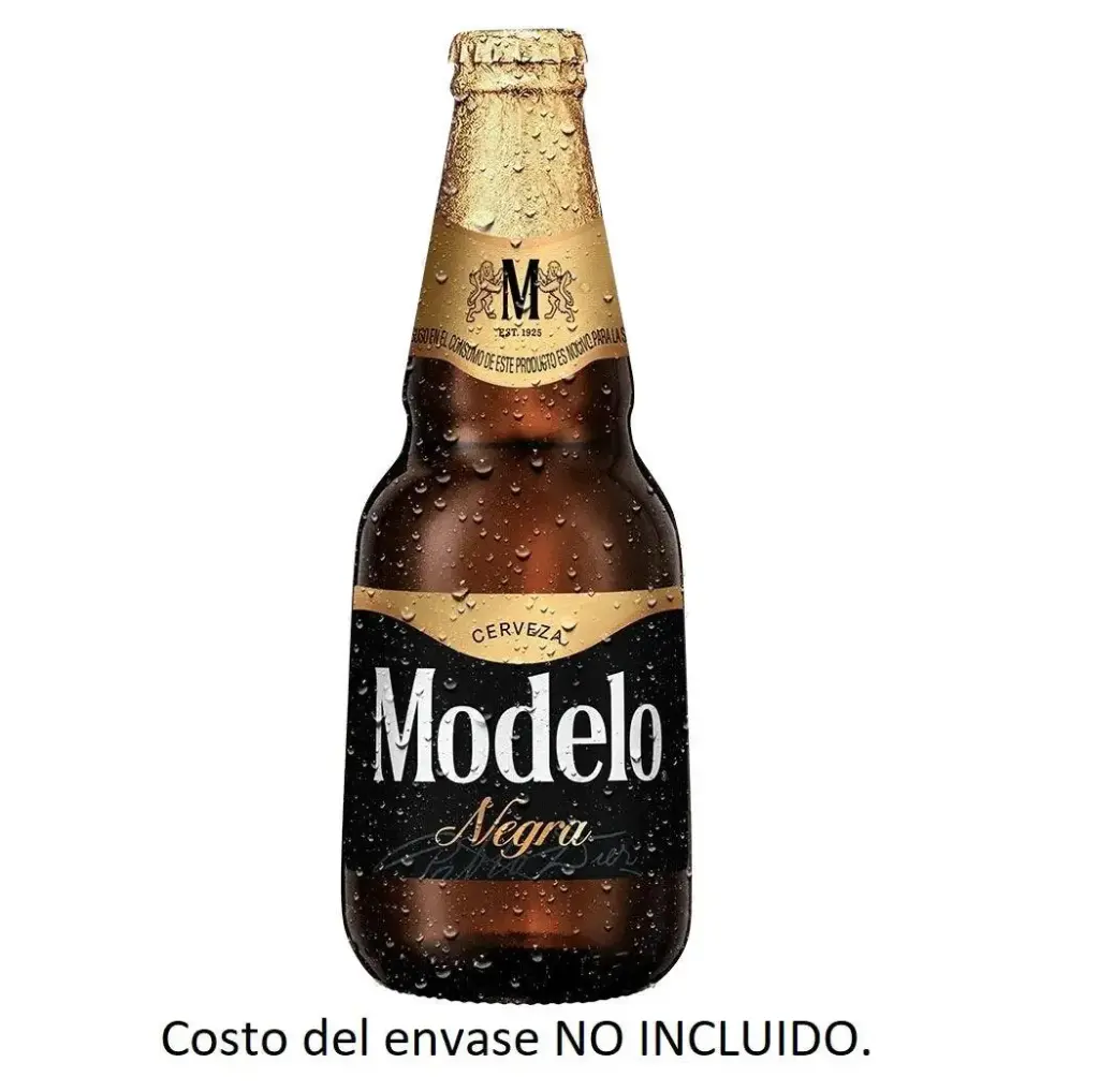 Cerveza negra modelo media 355ml, pieza