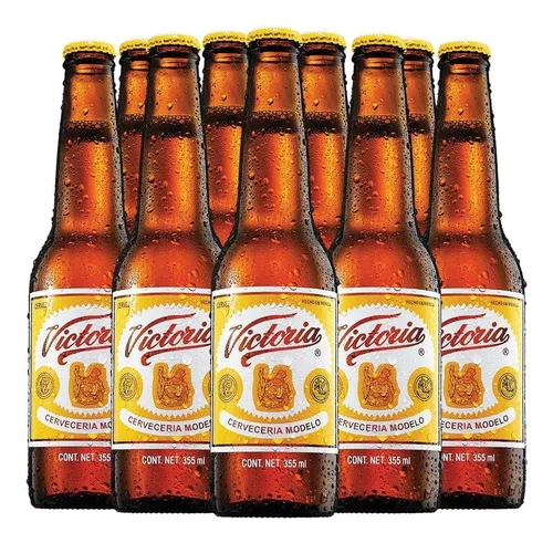 Cerveza victoria de 355ml 24 pz, caja