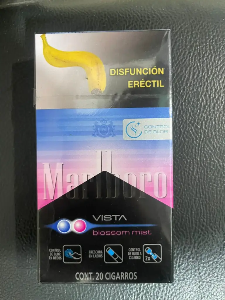 Cigarro blossom mist, Marlboro, cajetilla