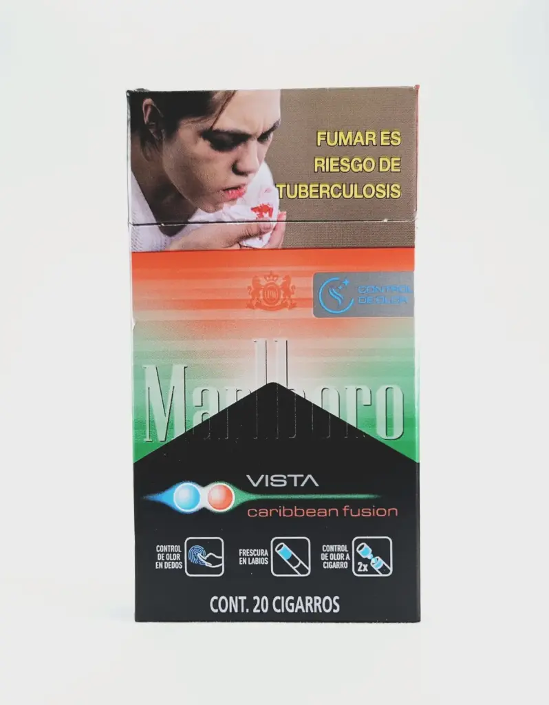 Cigarro caribbean fusion, Marlboro, cajetilla