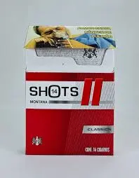 Cigarro montana de 20 , shots, pieza