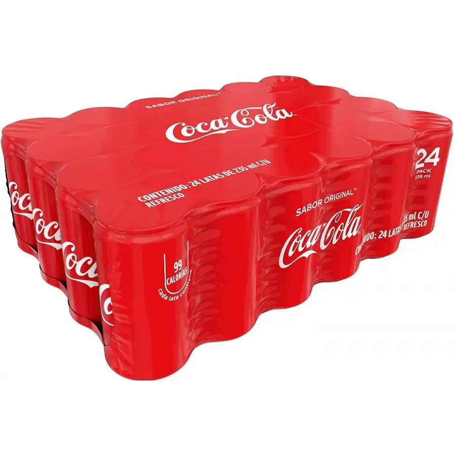 Cocacola original de 235 ml, 24 unidades, pack