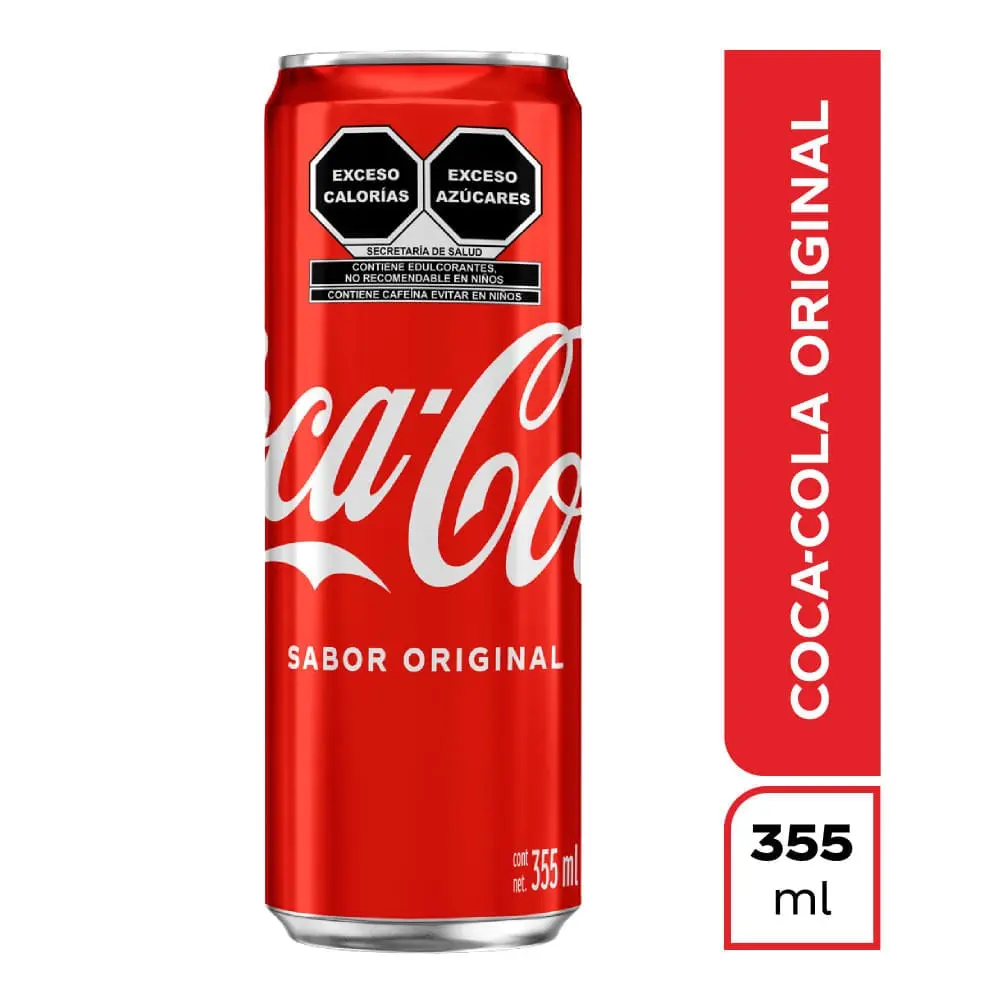 Cocacola regular de 355 ml, pieza