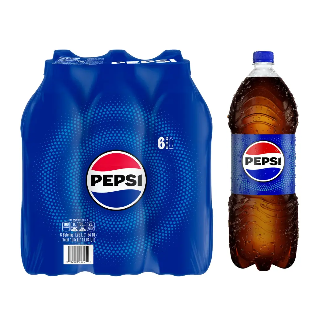 Refresco original 1.75lts 6 pz, Pepsi, caja 
