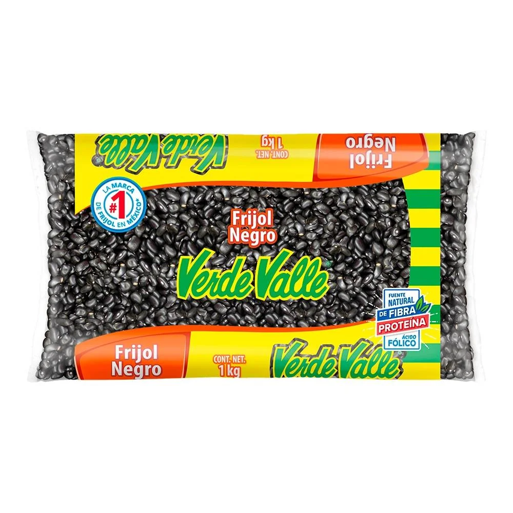 Frijol negro, verde valle, kilo