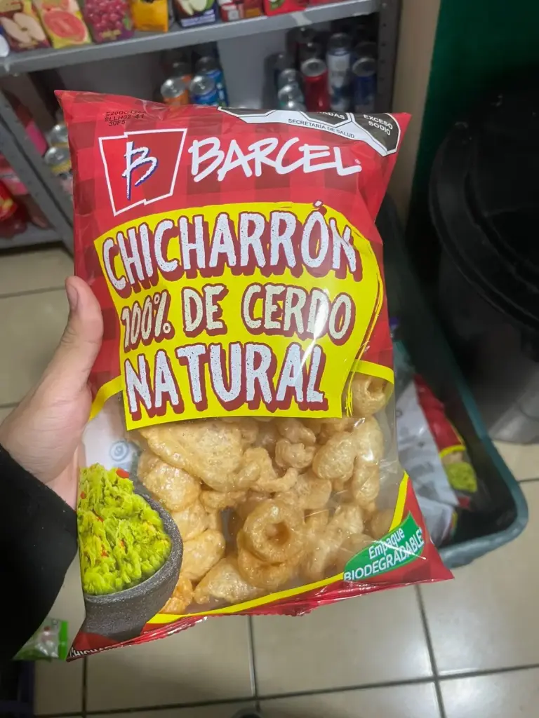 Chicharron de cerdo 30 grs, barcel, pieza