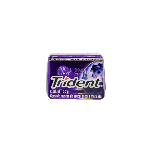 Chicle de mora azul, 5.2 gr, pieza