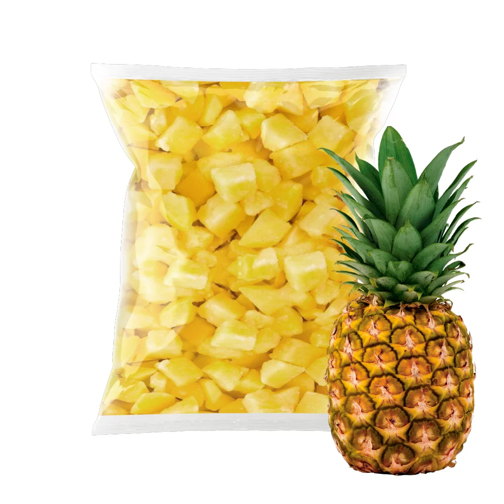 Pulpa de piña en trozo, congelada, kilo