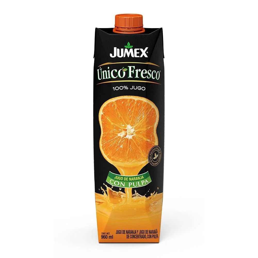 Jugo de naranja único fresco 960ml, jumex, pieza
