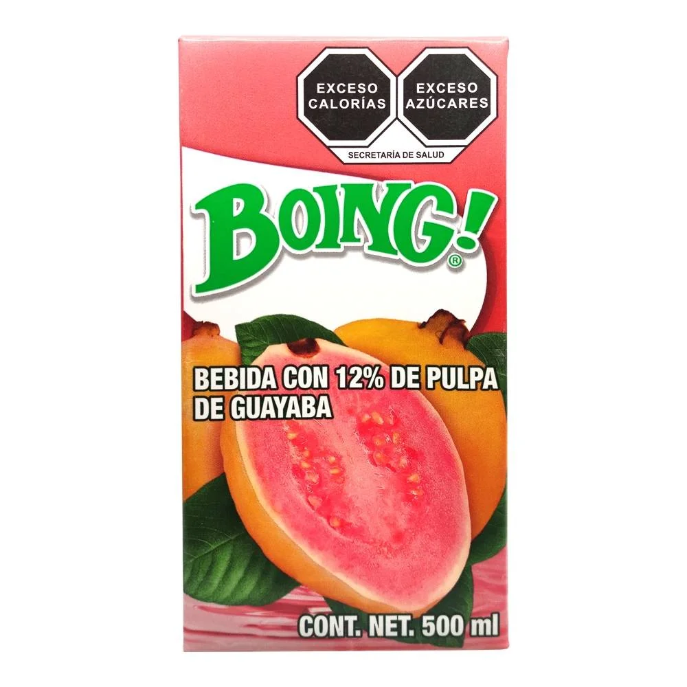 Jugo de guayaba 500ml, boing, pieza