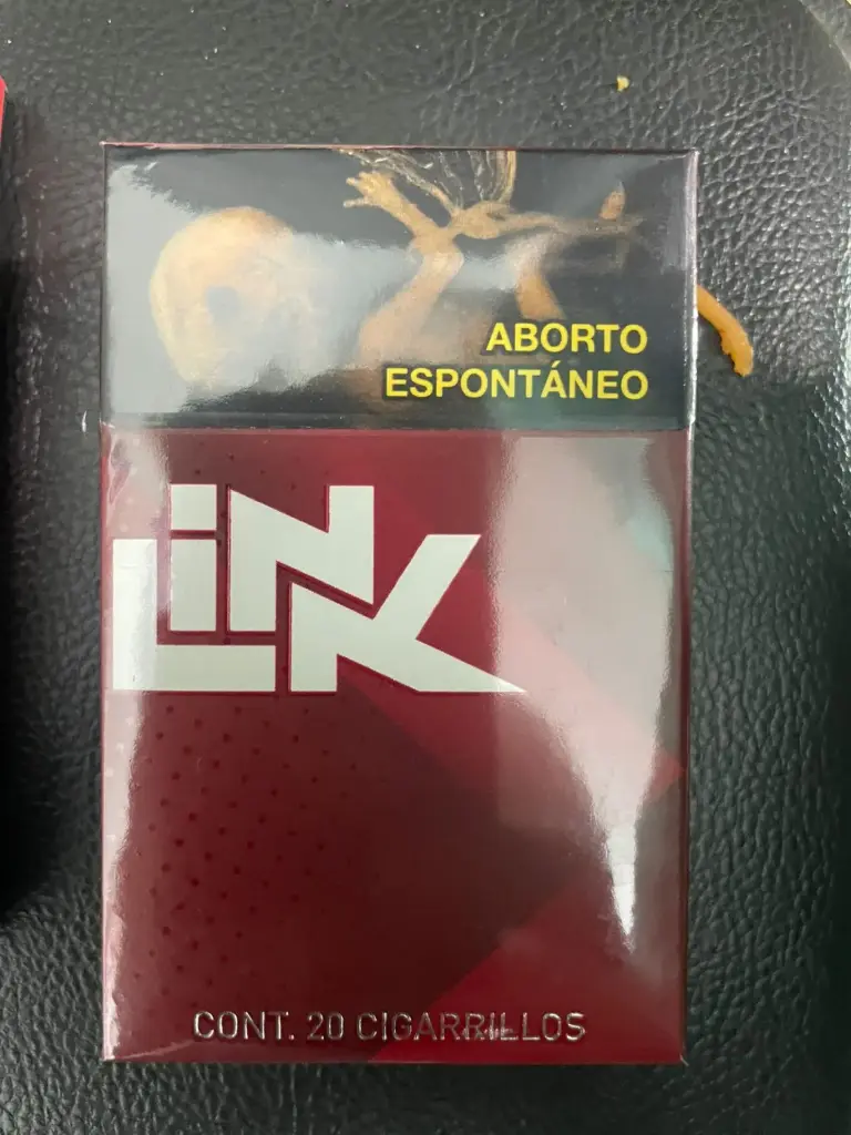 Cigarro 20 piezas, link  rojo, 1 cajetilla