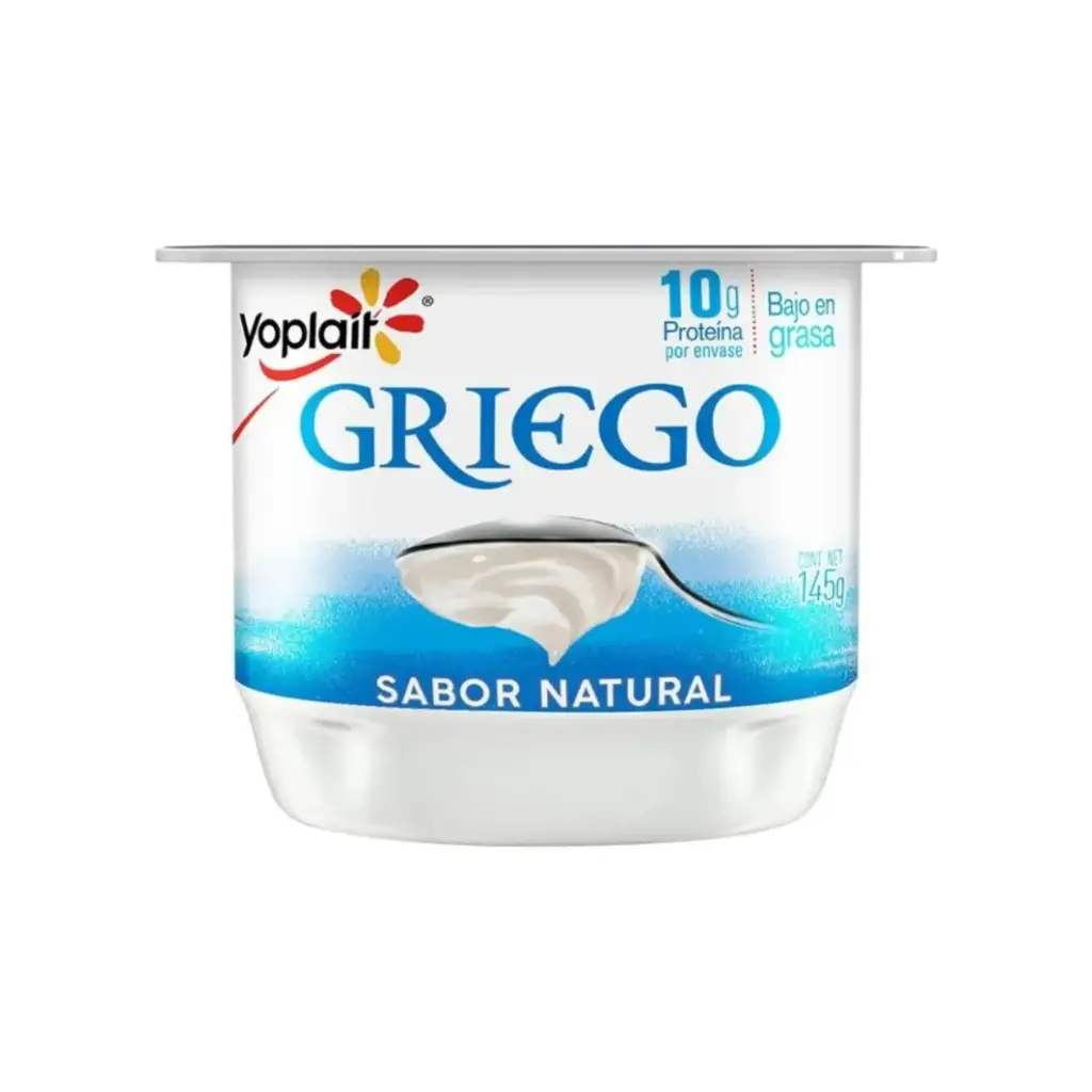 Yogurt natural griego 145 grs, yoplait, pieza