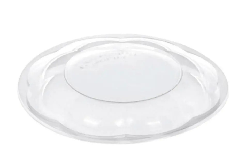 Tapa de bowl desechables pet, inix, 32 oz, para ensalada, pieza