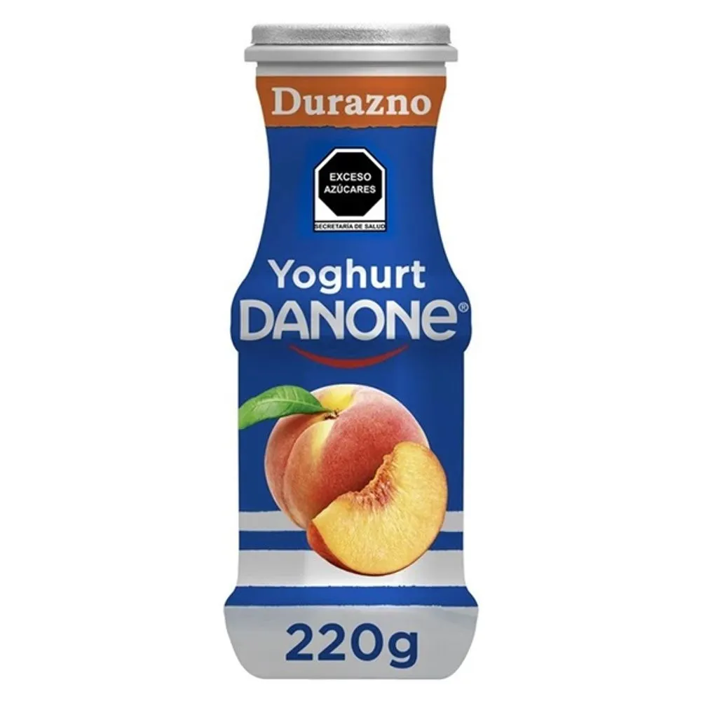 Yogurt de durazno 220 gr, Danone, pieza