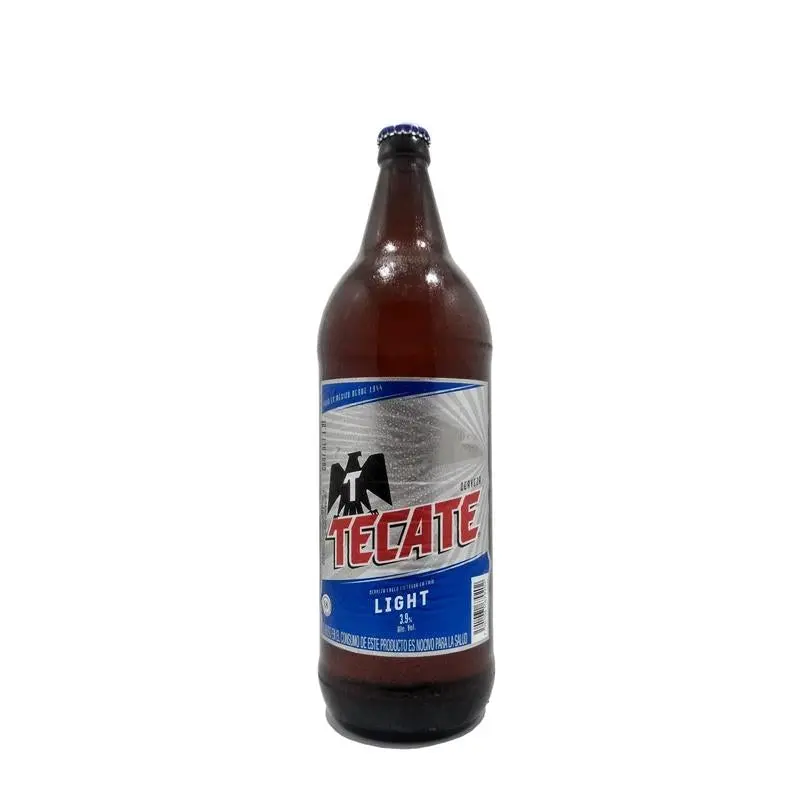 Cerveza caguama light, tecate, pieza