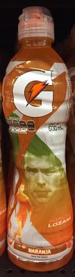 Bebida de naranja , Gatorade, 600 ml, pieza