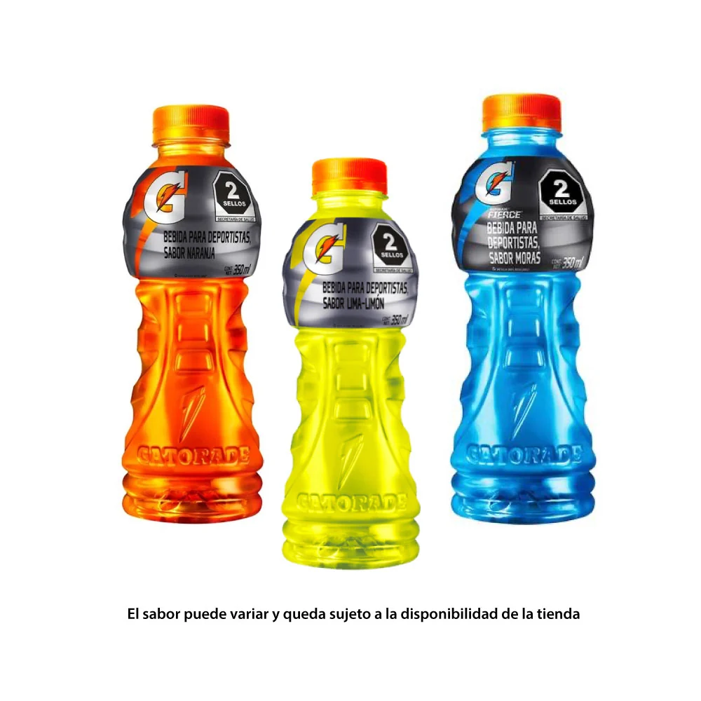 Bebida 350 ml, Gatorade, 12 pz, paquete