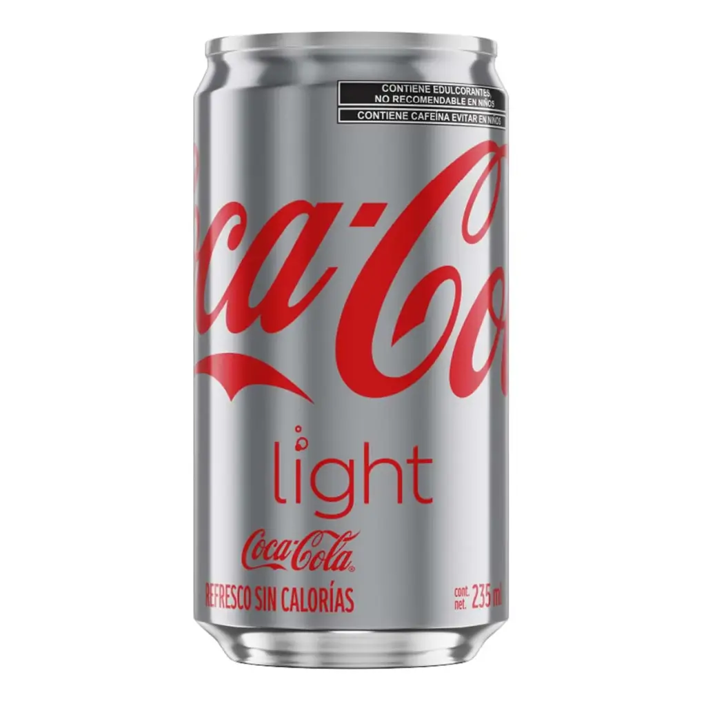 Refresco light 237ml, cocacola, pieza