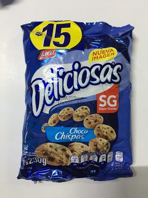 Galleta de chocolate de 230 gramos, deliciosas, pieza