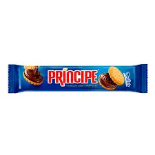 Galletas sabor chocolate de 126 gramos, principe, pieza