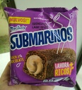 Submarinos de chocolate de 105 gramos, marinela, pieza
