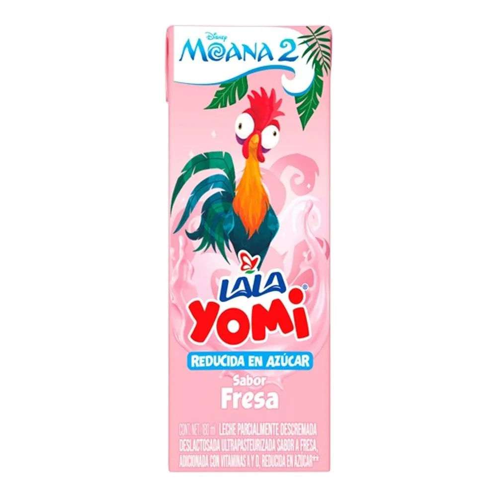 Leche sabor fresa 180ml, Lala Yomi, pz 