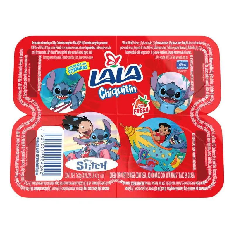 [344A] Yogurt yomi sabor fresa 42g, lala, pieza